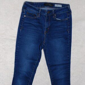 Aeropostale High Waisted Jegging Size 2 Short Dark Blue Inseam 25” Jeans Pants